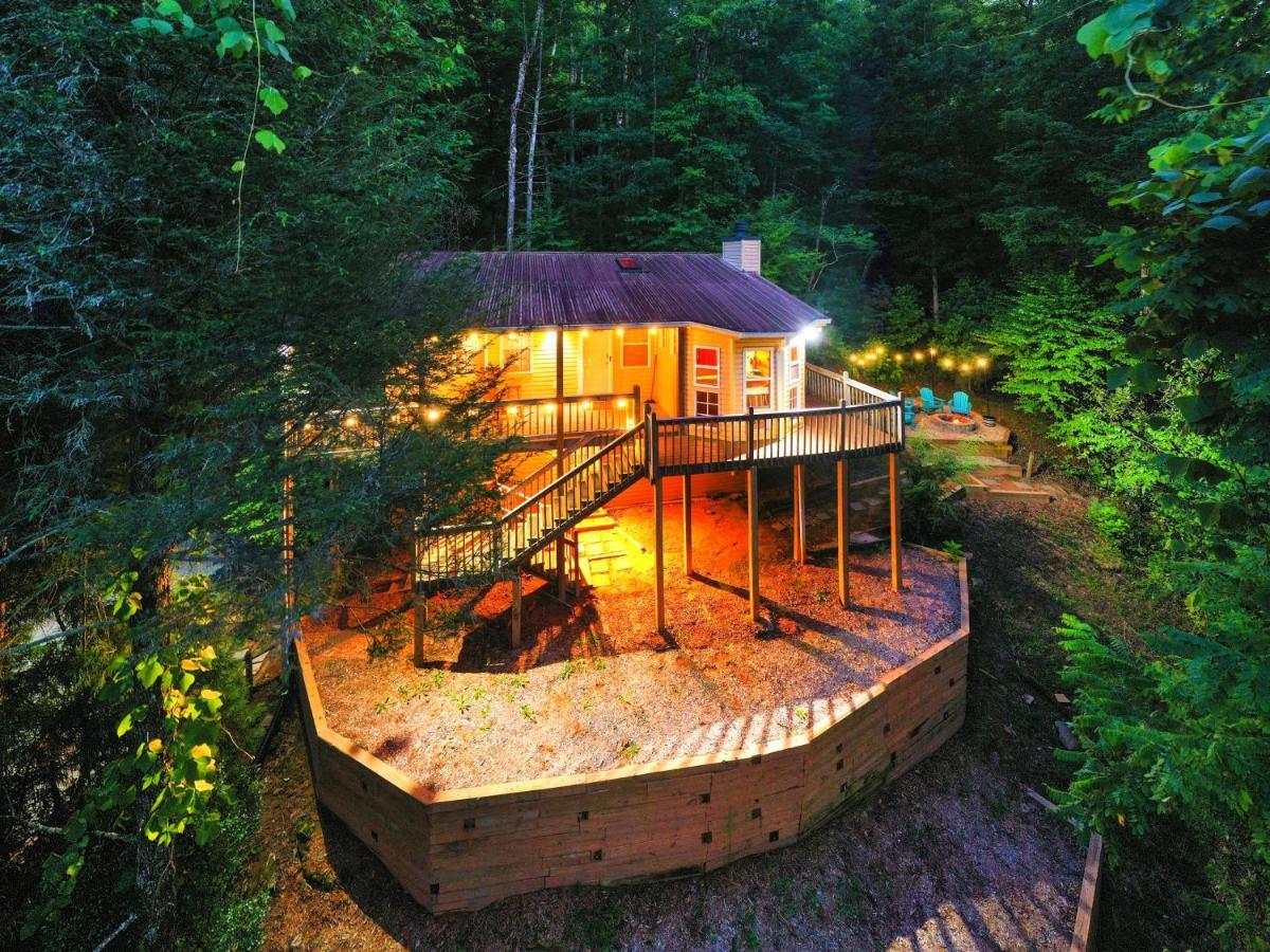 Cozy Cabin Retreat - Hot Tub, Fireplace & Fire Pit Blue Ridge Esterno foto